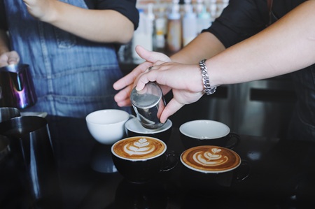 Hands-on Latte Art training with expert guidance